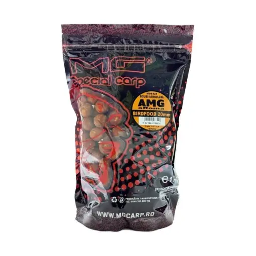 Preț redus Boilies Mg Special Carp Semisolubil AMG ARoma Birdfood 20mm, 1kg