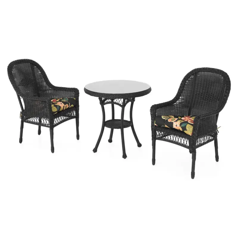 SUSAN Set mobilier terasă/grădină, 2 scaune și masă rotundă cafea Calitate înaltă
