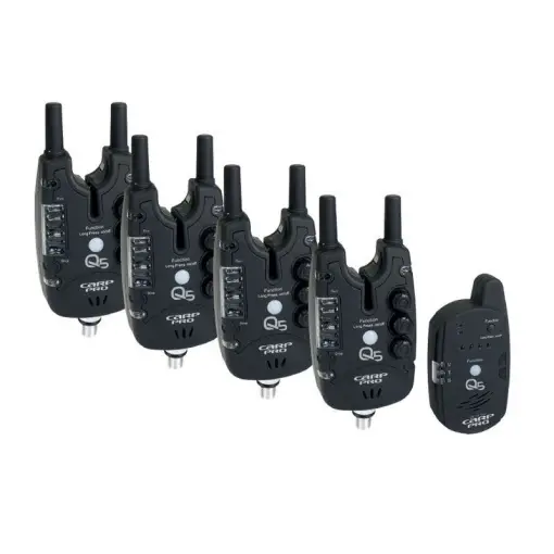 Ofertă limitată Set 4 avertizori cu statie Carp Pro Q5