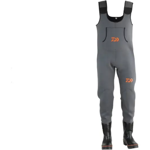 Salopeta neopren Daiwa D Vec Waders gri Doar azi