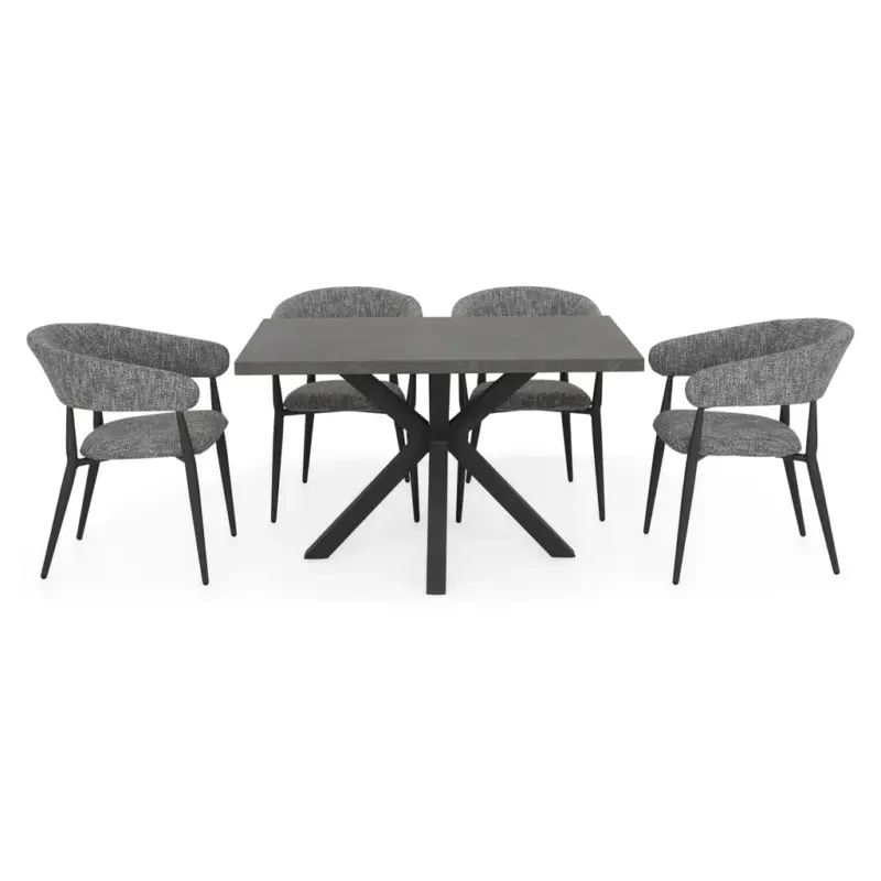 JAVA CERAMIC/NEXUS Set mobilier terasă/grădină, 4 scaune și masă Reducere specială