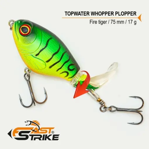 Vobler Fast Strike Top Water, Fire Tiger 011, 7.5cm, 17g Discount