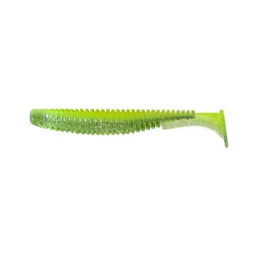 Cel mai vândut Shad Fast Strike Down Shad 9cm, 10cm/plic, Chartreuse Clear