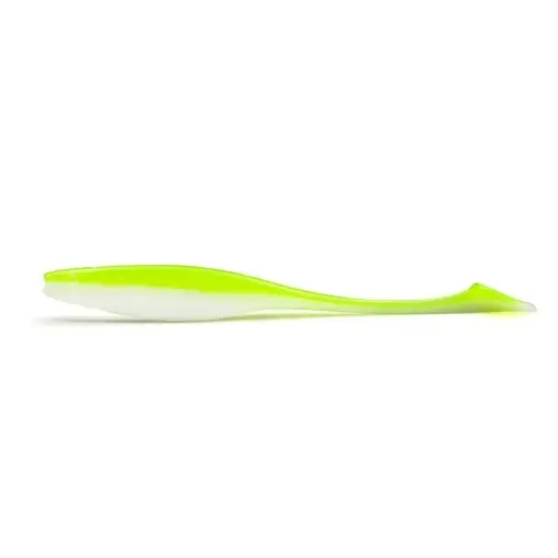 Ieftin Shad Fast Strike Huky Kuky, White Neon Back, 13.5cm, 8.4g, 5buc/blister