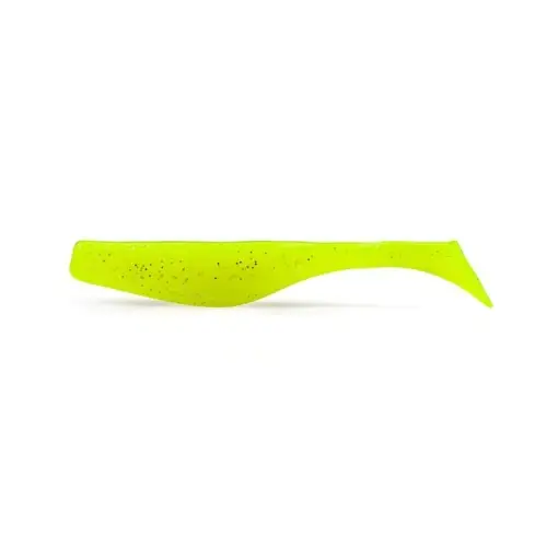 Shad Fast Strike Turbo Zander, Chartreuse Silver Gliter, 10cm, 10buc/blister Premium