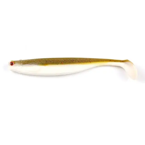 Promoție Shad Fast Strike Bionic Soft Perch, White Belt, 5cm/1g, 10buc/blister
