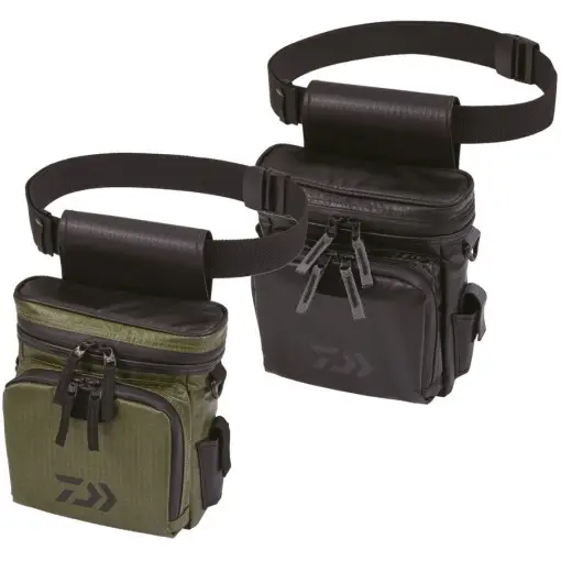 Borseta Daiwa Light Game Pouch, Black, 10x21x22cm Disponibil imediat