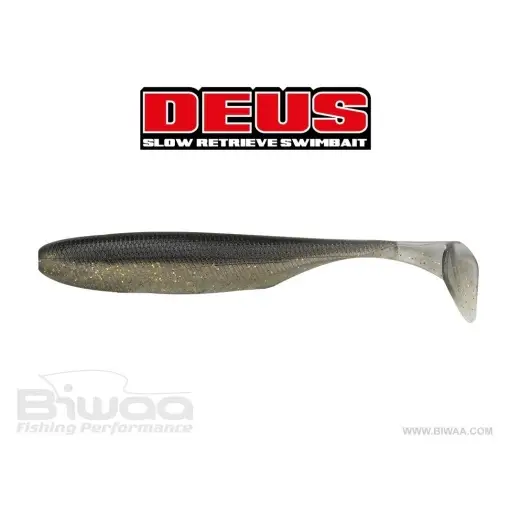 Expediere rapidă Shad Biwaa Deus, 206 Golden Shiner, 7.5cm, 10buc/plic