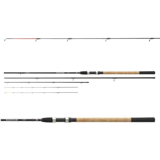 Lanseta Daiwa Black Widow Method Feeder, 3.30m, 60g, 3+2 tronsoane Cumpără online