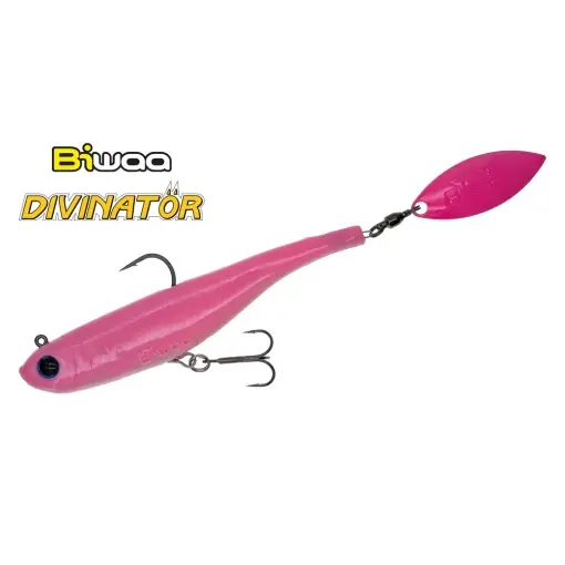 Mai ieftin Spinnertail Biwaa Divinator Junior, UV Pink, 14cm, 22g