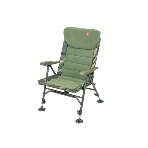 Scaun Carp Zoom Recliner Comfort Armchair 56x46x42/98cm Camou/Fleece Reduceri