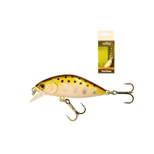 Vobler Wizard Ghost Minnow Slow Sinking Trout, 5cm, 4g Retur gratuit