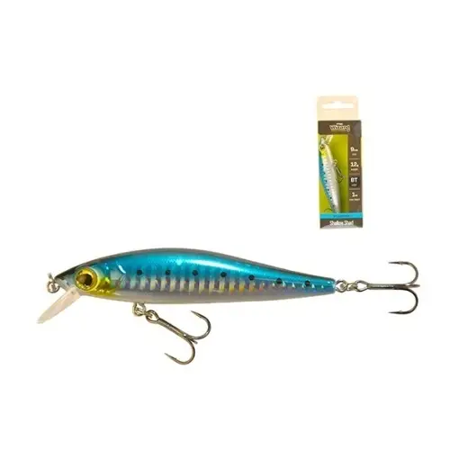 Vobler Wizard Shallow Shad Slow Sinking Blue, 9cm, 12g Transport gratuit