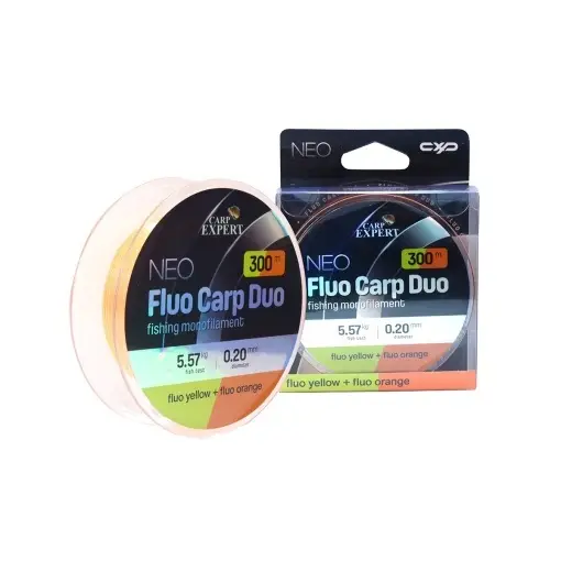 Fir Monofilament Carp Expert Neo Fluo Carp Duo Galben + Portocaliu, 300m Bestseller