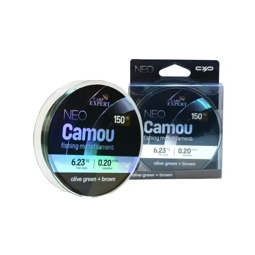 Fir Monofilament Carp Expert Neo Camou Olive Green + Brown, 150 m Livrare gratuită