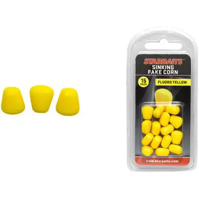 Porumb artificial Starbaits Sensas, scufundator, galben Cel mai bun preț