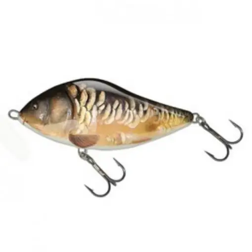 Plată securizată Vobler Salmo Slider SD7F, culoare Mirror Carp, 7cm, 17g