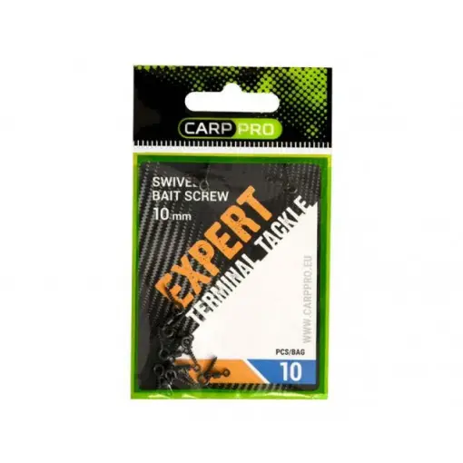 Livrare rapidă Surub pentru Momeala Carp Pro cu Vartej, 10buc/plic