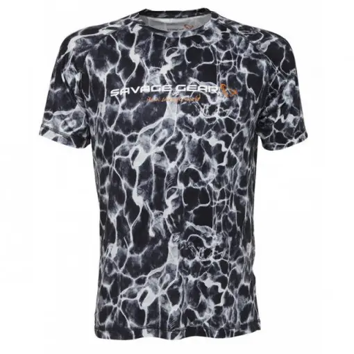 Reducere de preț Tricou Savage Gear Night UV WaterPrint
