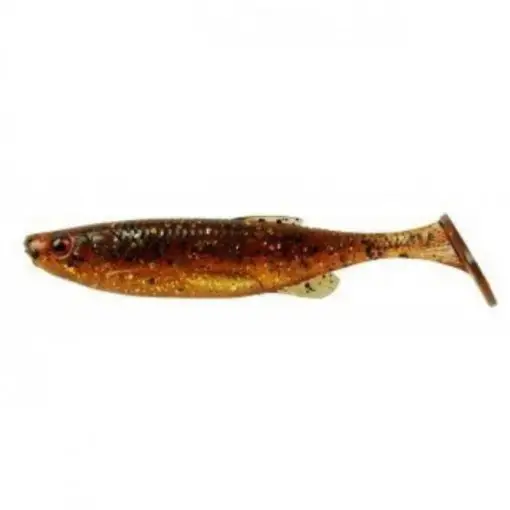 Calitate înaltă Shad Savage Gear Fat Minnow T-Tail, culoare Motoroil UV, 9cm, 7g, 5buc