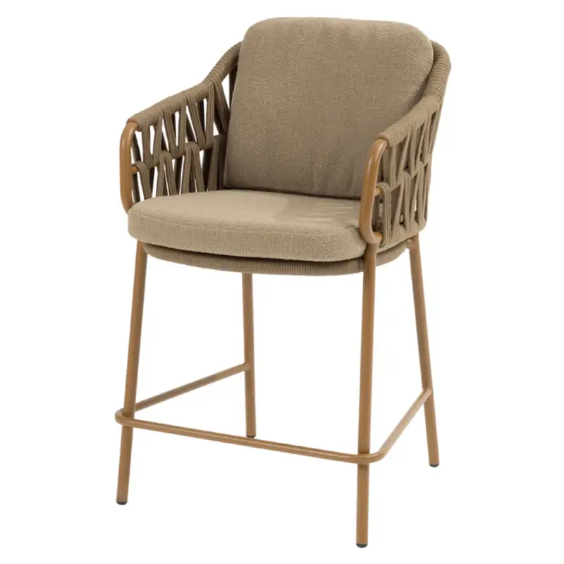 BIARRITZ Set mobilier terasă/grădină, 2 scaune bar Ieftin
