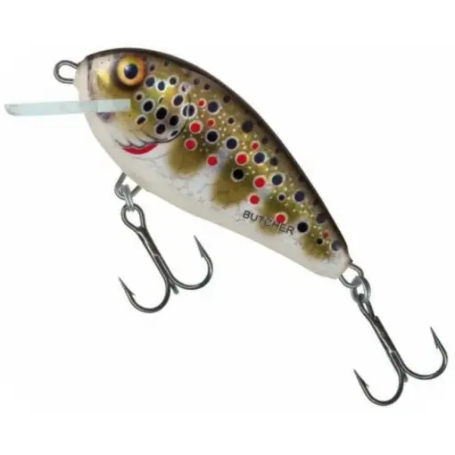 Vobler Salmo Butcher Floating BR5F, culoare HBT, 5cm, 5g Ultima șansă