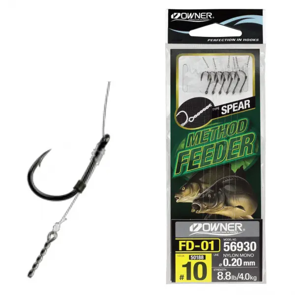 Rig Feeder Owner 56930 No.14 0.18 FD-01 Spear Monofilament Reducere extra