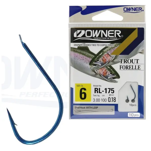 Reducere de preț Carlige Legate Owner RL-175 No.8 60cm 0,18mm