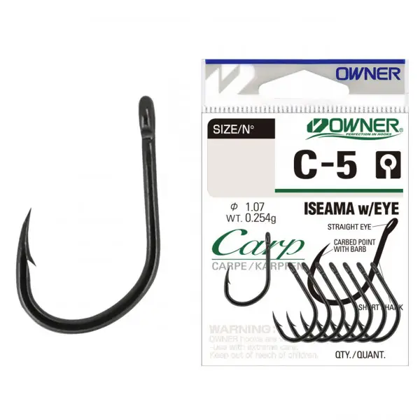 Retur gratuit Carlig Owner C-5 No.6 Carp Iseama With Eye