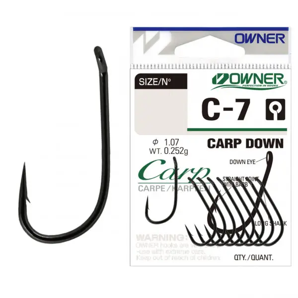 Transport gratuit Carlig Owner C-7 No.10 Carp Down