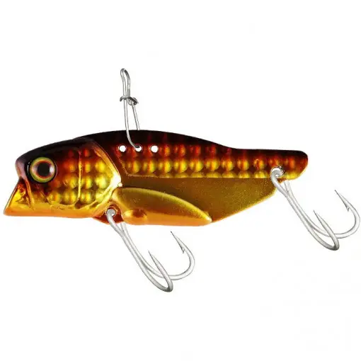 Cicada Jackall Knockin Jaw , culoare Double Clutch Gold & Black, 5.2cm, 10.5g Premium