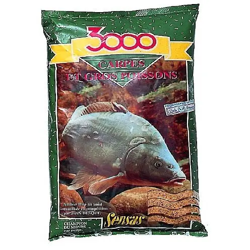 Livrare gratuită Groundbait Sensas 3000 Carpes ET Gross Poissons, Carp Red, 1Kg