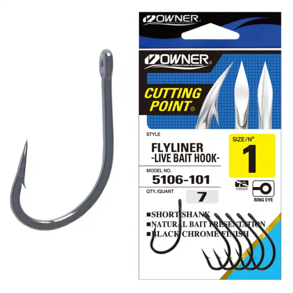 Transport gratuit Carlig Owner 5106 No.1 Flyliner Live Bait