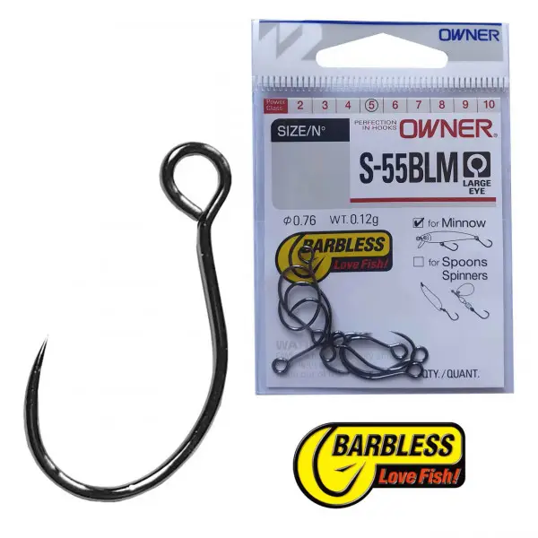 Carlig Owner S-55BLM No.4 Minnow Premium