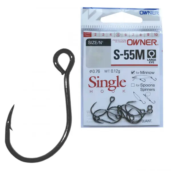 Carlig Owner S-55M No.4 Minnow Preferatul clienților