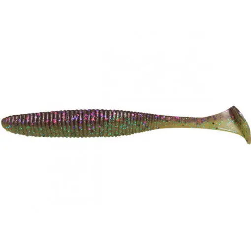 Shad Jackall Rhythm Wave, culoare Weed Gill, 9.7cm, 7buc/plic Livrare expres