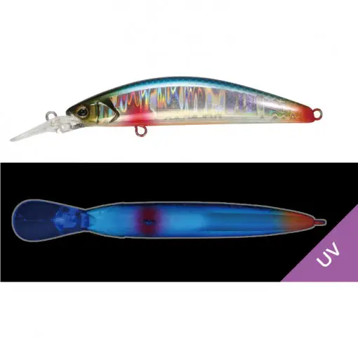 Vobler Jackall Tricoroll GT 72MD-F, culoare Ecchu Yukishiro Blue Back, 7.2cm, 6.6g Ieftin