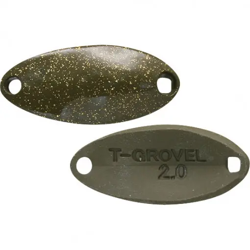 Lingurita Oscilanta Jackall T-Grovel, culoare Tackey G Pellets, 2cm, 1.7g Ofertă limitată