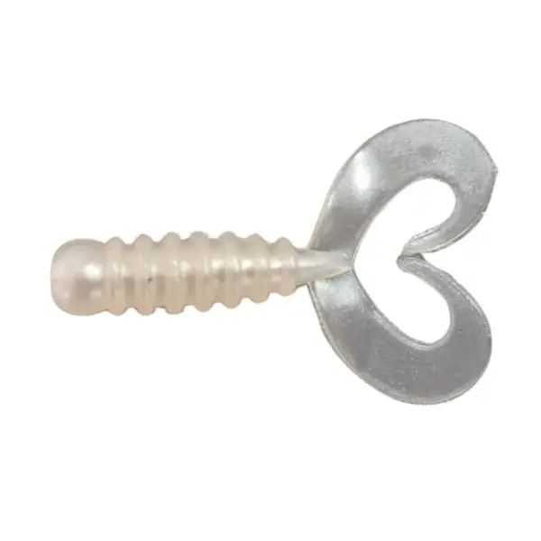 Grub Rock'N Bait Cultiva RB-1 13 Pearl Ring Twin Tail Reduceri