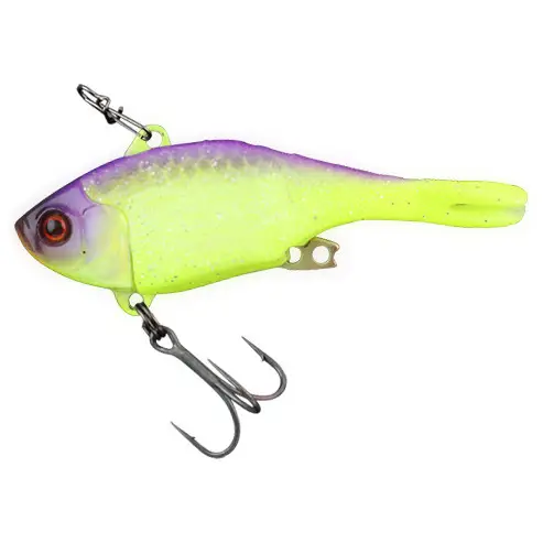Doar azi Swimbait Jackall Jeublu, culoare Maruhata Purple Chartreuse, 5.2cm, 6.4g