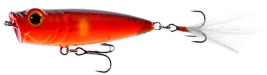 Vobler Owner Gobo Popper 5264 GP-60F 60mm 6.3gr 56 Red Shiner Reduceri