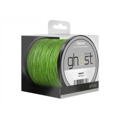 Fir Textil Delphin Ghost 8+1, Verde, 200m Lichidare de stoc