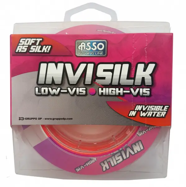 Fir Asso Invisilk 0.20mm 6.90kg 150m Pink Transport gratuit