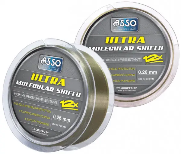 Vezi acum Fir Asso Ultra Molecular Shield 0.18mm 5.10kg 150m Dark Green
