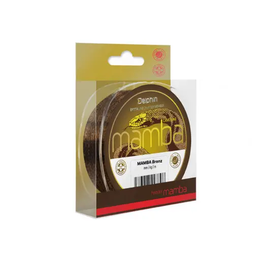 Plată securizată Fir Monofilament Delphin Mamba Feeder, Culoare Camo Bronz, 200m