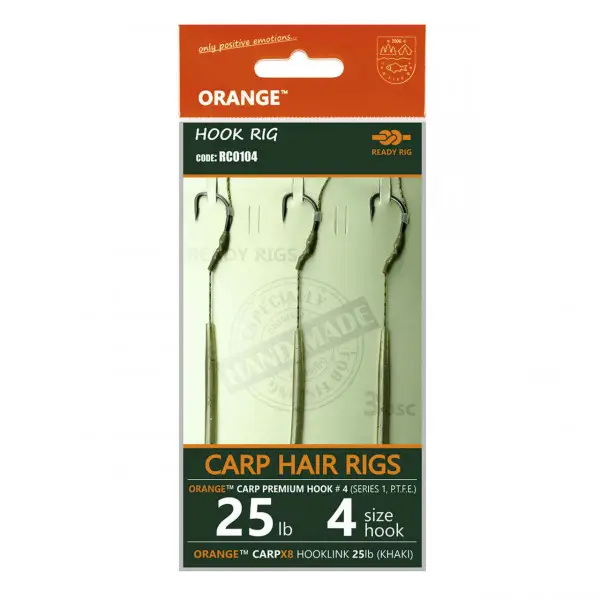Rig Crap Orange Series 1 No.4 25Lb Crap Hair Rigs Vezi acum