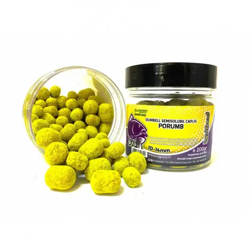 Boilies Dumbell MG Carp Semisolubil Carlig, 200g Plată securizată