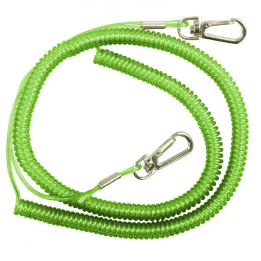 Reducere de preț Cordon spiralat Dam Safety cu agrafe, 90-250cm