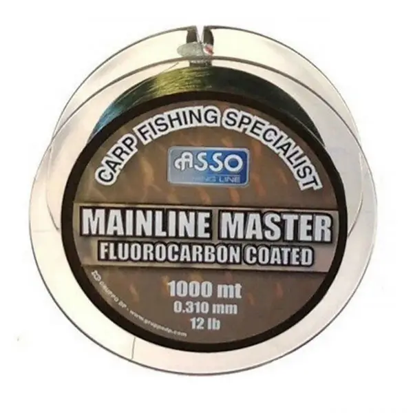 Fir Asso Mainline Master 0.28mm 4.54kg 1000m Green Popular