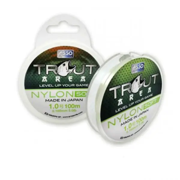 Cumpără acum Fir Asso Trout Area Nylon Soft 0.165mm 2.270kg 100m Green